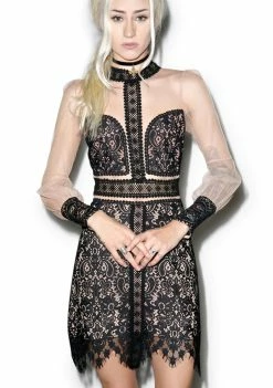 For Love & Lemons Dresses Dark Vivian Mini Dress