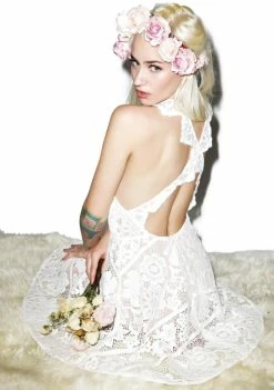 For Love & Lemons Gianna Apron Dress Dresses