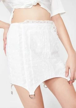 For Love & Lemons Bottoms Davenport Mini Skirt