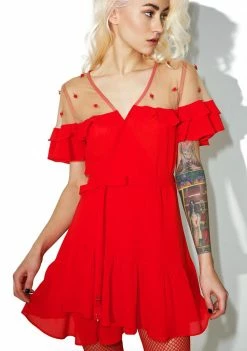 For Love & Lemons Little Rosette Robe