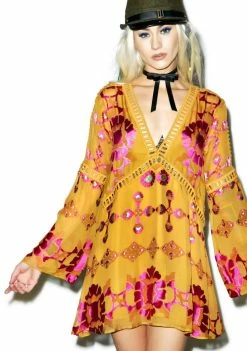 For Love & Lemons Dresses Barcelona Mini Dress