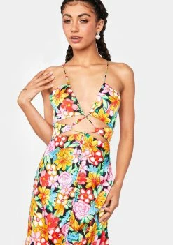 For Love & Lemons Mallory Maxi Dress