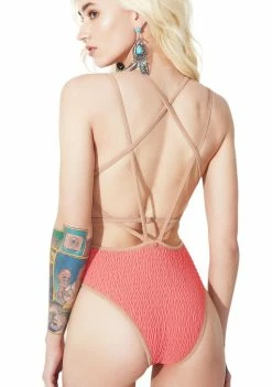 For Love & Lemons Capri Scrunchy One Piece