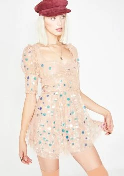 For Love & Lemons Ace Mini Dress