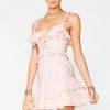 For Love & Lemons Dresses Dixie Ruffled Mini Dress