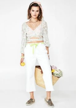 For Love & Lemons Eclair Crop Top