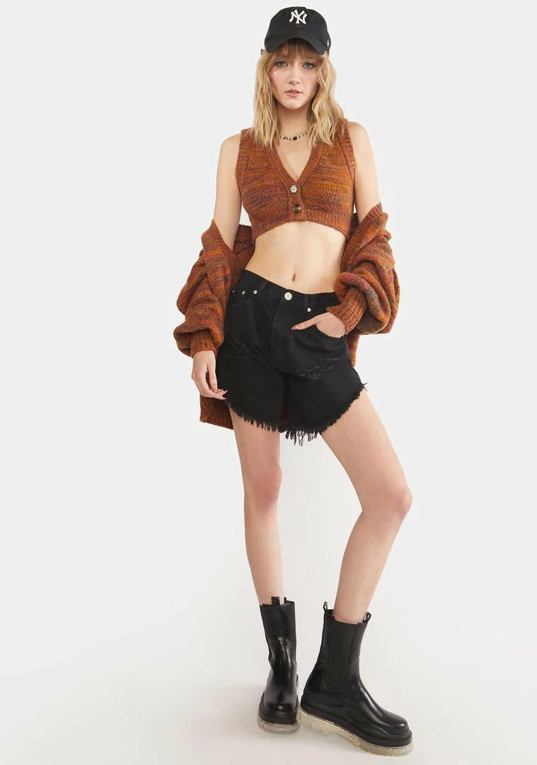 Budget π For Love & Lemons Helena Crop Sweater Vest Sweater Vests π 3 For Love & Lemons Helena Crop Sweater Vest Sweater Vests