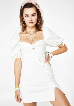 For Love & Lemons Macaroon Hook Front Mini Dress Dresses