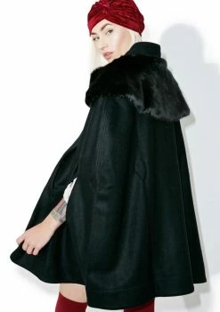 For Love & Lemons Madeleine Cape Coat