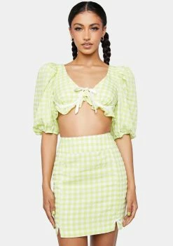 For Love & Lemons Bottoms Maureen Mini Skirt