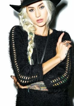 For Love & Lemons Dresses Bardot Sweater Dress