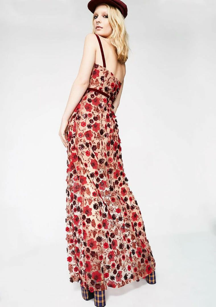 Flash Sale 𧨠For Love & Lemons Beatrice Strappy Maxi π Dress β€οΈ 4 For Love & Lemons Beatrice Strappy Maxi Dress