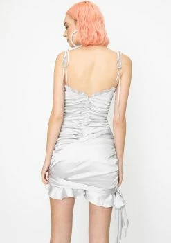 For Love & Lemons Argent Mini Dress