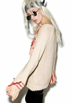 For Love & Lemons Denver Loom Knit Pullover