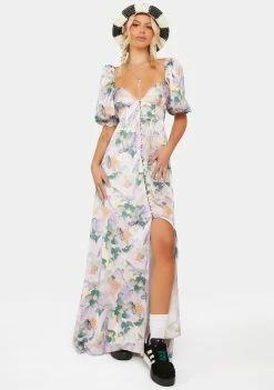 For Love & Lemons Megan Maxi Dress
