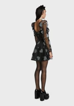 For Love & Lemons Alexandra Long Sleeve Mini Dress