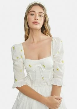 For Love & Lemons Abby Blouse