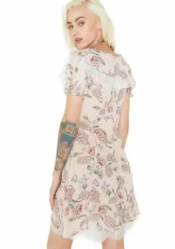 For Love & Lemons Dresses Bee Balm Mini Dress
