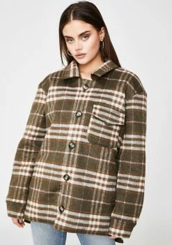 For Love & Lemons Outerwear Courtney Plaid Jacket