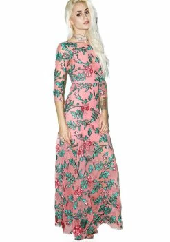 For Love & Lemons Rosali Maxi Dress Dresses
