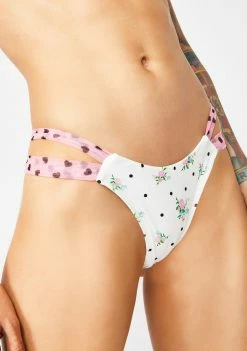 For Love & Lemons Naomi Twist Bikini Bottoms