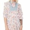 For Love & Lemons Dresses Blossom Long Sleeve Mini Dress