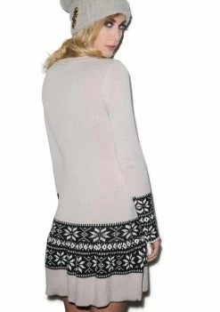 For Love & Lemons Snowflake Mini Dress Dresses