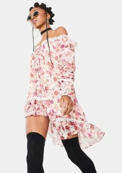 For Love & Lemons Tea Rose Evie Swing Dress Dresses