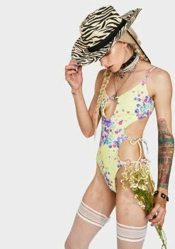 For Love & Lemons Dandelion One Piece Swimsuit