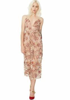 For Love & Lemons Dresses Botanic Midi Dress