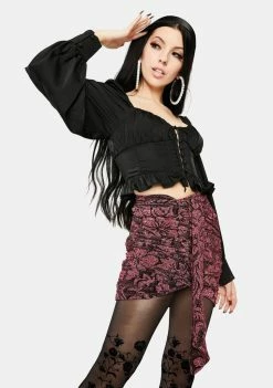 For Love & Lemons Carina Corset Blouse Tops