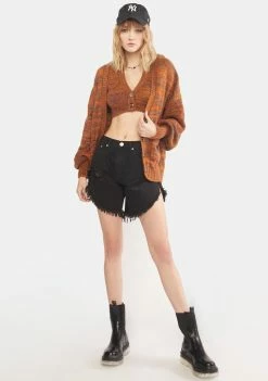 For Love & Lemons Helena Knit Cardigan Tops