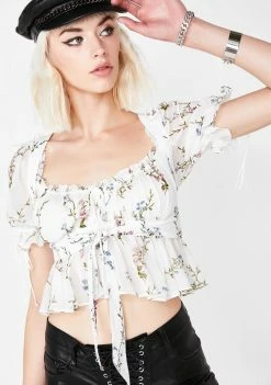 For Love & Lemons Adelaide Bustier Top Tops