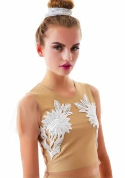 For Love & Lemons Balmy Nights Crop Top Tops