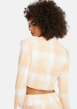 For Love & Lemons Eugenie Crop Blazer