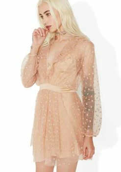 For Love & Lemons All That Glitters Mini Dress Dresses