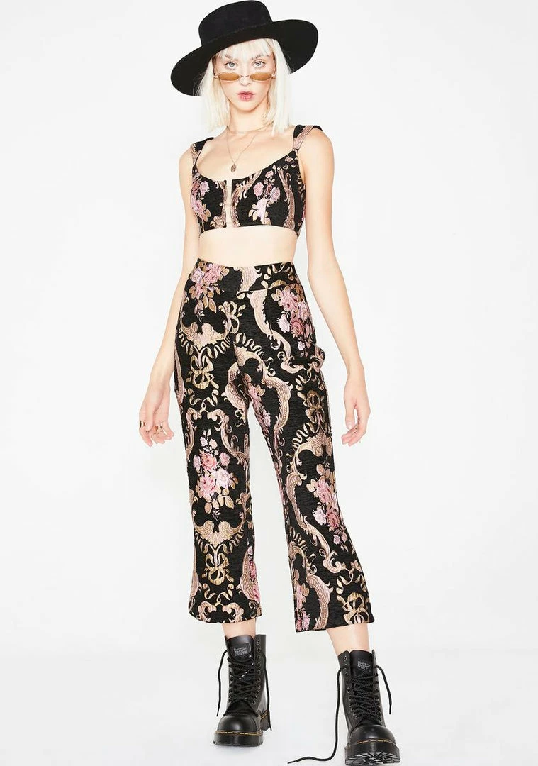 New β For Love & Lemons Brocade Crop Top π₯ 5 For Love & Lemons Brocade Crop Top
