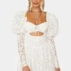 For Love & Lemons Frances Puff Sleeve Mini Dress Dresses