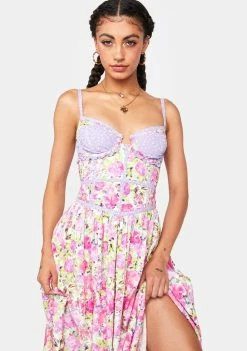 For Love & Lemons Dresses Martina Midi Dress