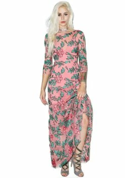 For Love & Lemons Rosali Maxi Dress Dresses
