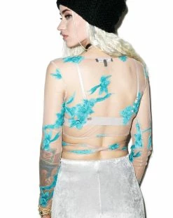 For Love & Lemons Tops Orchid Crop Top