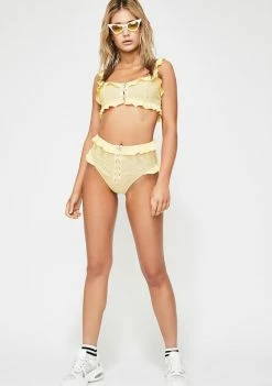 Budget 𧨠For Love & Lemons Swim Lemonade Elle Hi Waist π Bikini Bottoms π 6 For Love & Lemons Swim Lemonade Elle Hi Waist Bikini Bottoms