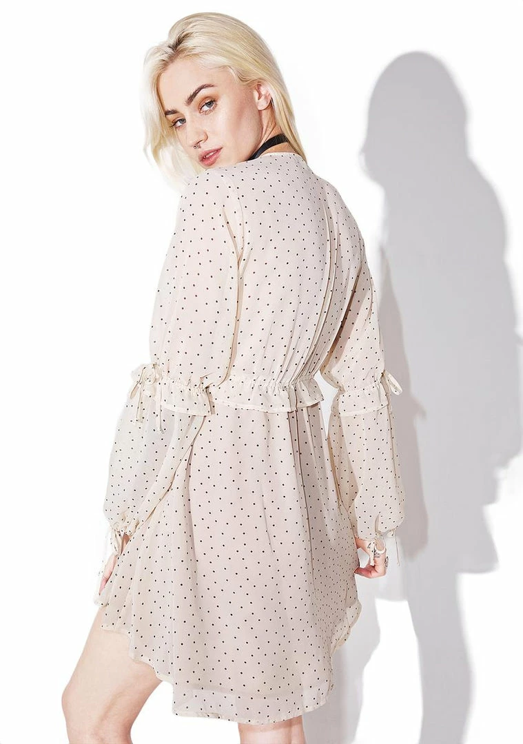 Budget π For Love & Lemons Creme Dot Truffles A-Line π Dress π Dresses π 4 For Love & Lemons Creme Dot Truffles A-Line Dress Dresses