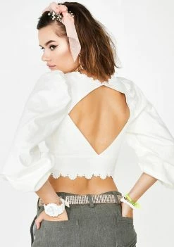 Best Sale π― For Love & Lemons Tops Macaroon Blouson Top π 7 For Love & Lemons Tops Macaroon Blouson Top