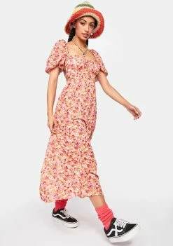 For Love & Lemons Dresses Felicia Midi Dress