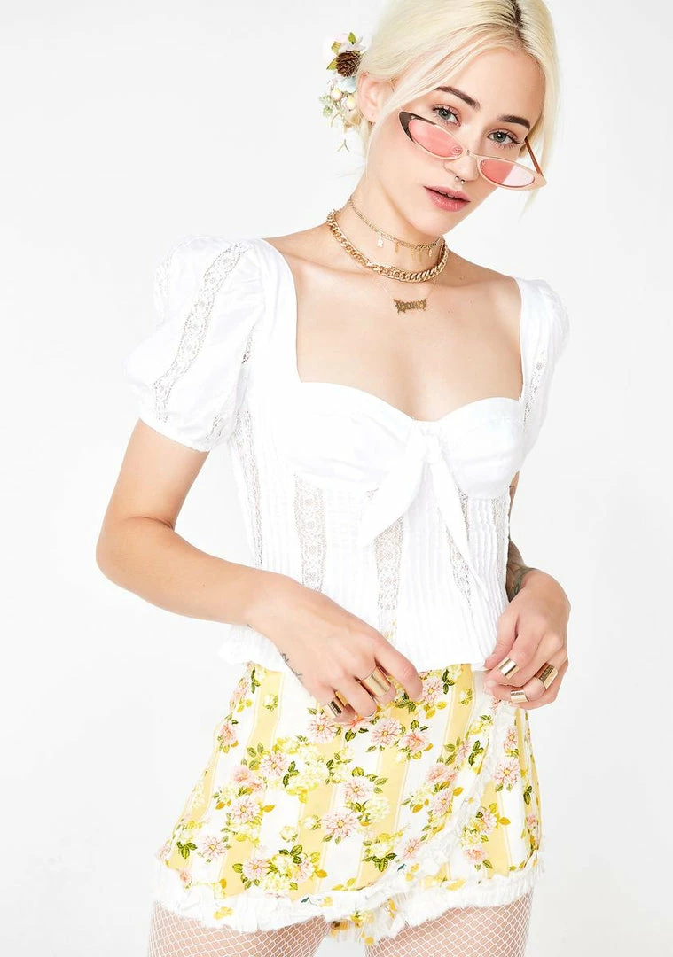 Deals π For Love & Lemons Virginia Lacey Blouse Tops π 2 For Love & Lemons Virginia Lacey Blouse Tops