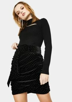 For Love & Lemons Margot Mini Skirt Bottoms