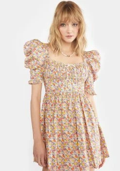 For Love & Lemons Libby Mini Dress
