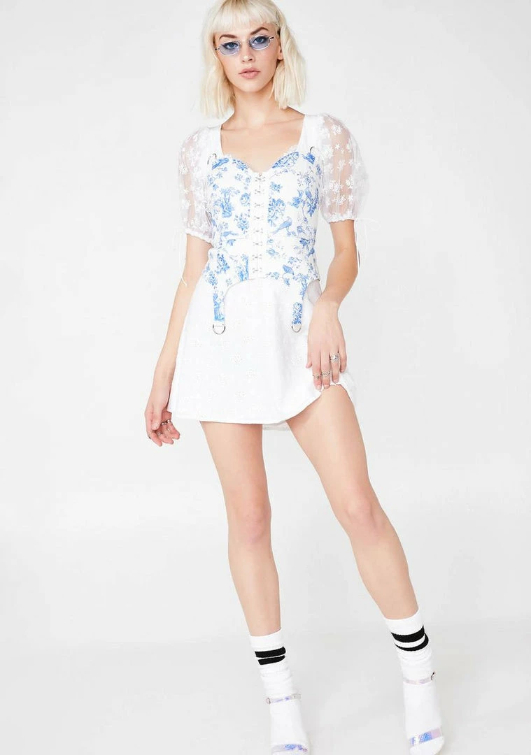 Brand new π For Love & Lemons Pierre Bustier Top π 3 For Love & Lemons Pierre Bustier Top