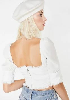 For Love & Lemons Royale Crop Top